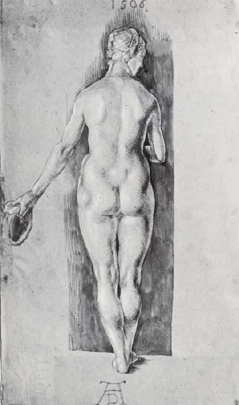 Albrecht Durer Nude Seen From Behind oil painting picture